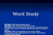 Word Study SPI 0601.1.15 multi-meaning words SPI 0601.1.16 meaning of unfamiliar words SPI 0601.1.17 Use dictionaries, thesauruses, electronic sources,