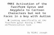 FMRI Activation of the Fusiform Gyrus and Amygdala to Cartoon Characters but not to Faces in a boy with Autism  Looking specifically at the fusiform gyrus.