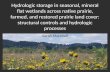 Hydrologic storage in seasonal, mineral flat wetlands across native prairie, farmed, and restored prairie land cover: structural controls and hydrologic.