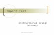 Instructional Design Document Impact Test STAM Interactive Solutions.