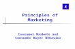 Consumer Markets and Consumer Buyer Behavior 5 Principles of Marketing.