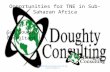 Opportunities for TNE in Sub-Saharan Africa Guy Doughty Consultant guy@doughtyconsulting.co.uk +447771728717.
