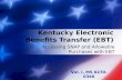 Kentucky Electronic Benefits Transfer (EBT) Accessing SNAP and Allowable Purchases with EBT Vol. I, MS 0270-0340.