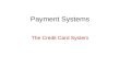 Payment Systems The Credit Card System. Basic Concepts.