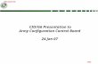 UNCLASSIFIED FOUO CIO/G6 Presentation to Army Configuration Control Board 24 Jan 07.