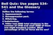 Bell Quiz: Use pages 534-541 and the Glossary Define the following terms: 1. Appeasement. 2. Nonaggression pact. 3. Blitzkrieg. 4 Isolationism. 5. Hitler.