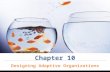 Chapter 10 Designing Adaptive Organizations. Organizing The deployment of organizational resources to achieve strategic goals  Division of labor  Lines.