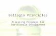 Bellagio Principles Assessing Progress For Sustainable Development.