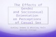 The Effects of Gender and Sociosexual Orientation on Perceptions of Casual Sex Ashley Adams & Whitley Holt Hanover College.