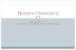 SECTION 7.1 CHEMICAL NAMES AND FORMULAS Honors Chemistry.