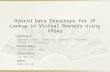 Hybrid Data Structure for IP Lookup in Virtual Routers Using FPGAs Authors: Oĝuzhan Erdem, Hoang Le, Viktor K. Prasanna, Cüneyt F. Bazlamaçcı Publisher: