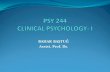 Foundations and Early History of Clinical Psychology.