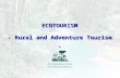 1ECOTOURISM - Rural and Adventure Tourism -. 2 STRENGTHS Wide difussion of the State worldwide (Chiapas as a selling icon) Natural and cultural biodiversity.