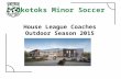 Okotoks Minor Soccer House League Coaches Outdoor Season 2015.