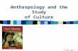 Copyright © Allyn & Bacon 2008 Anthropology and the Study of Culture (Miller Chapter 1)