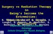 Surgery vs Radiation Therapy in Ewing’s Sarcoma the Extremities: Experience of a Single Institution Surgery vs Radiation Therapy in Ewing’s Sarcoma the.