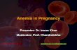 Anemia in Pregnancy Presenter: Dr. Imran Khan Moderator: Prof. Chandralekha  anaesthesia.co.in@gmail.comanaesthesia.co.in@gmail.com.