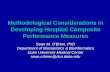 Methodological Considerations in Developing Hospital Composite Performance Measures Sean M. O’Brien, PhD Department of Biostatistics & Bioinformatics Duke.