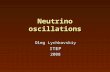 Neutrino oscillations Oleg Lychkovskiy ITEP2008. Plan Lecture I Lecture I Introduction Introduction Two-flavor oscillations Two-flavor oscillations Three-