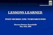 LESSONS LEARNED POST-HURRICANE TURNAROUNDS Houston Business Roundtable May 10th, 2006 TURNER INDUSTRIES GROUP, LLC.