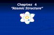 Chapter 4 “Atomic Structure”. Section 4.1 Defining the Atom OBJECTIVES: OBJECTIVES: Describe Democritus’s ideas about atoms. Describe Democritus’s ideas.