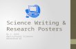 Science Writing & Research Posters By C. Kohn Agricultural Sciences Waterford WI.