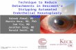 Use of a Novel Y- Suture Technique to Reduce Detachments in Descemet’s Stripping Automated Endothelial Keratoplasty (DSAEK) Habeeb Ahmad, MD Martin Heur,