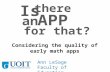 Ann LeSage Faculty of Education. A few App Facts …
