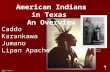 American Indians in Texas An Overview Caddo Karankawa Jumano Lipan Apache Click on picture 1 Chris Aigner - 2011.