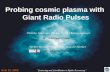 Probing cosmic plasma with Giant Radio Pulses June 22, 2006 “Scattering and Scintillation in Radio Astronomy’’ Vladislav Kondratiev, Michael Popov, Vladimir.