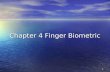 1 Chapter 4 Finger Biometric. 2 Fingerprint Identification Among all the biometric techniques, fingerprint-based identification is the oldest method which.