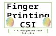 Finger Printing CSI A Kindergarten STEM Activity.