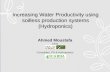 Increasing Water Productivity using soilless production systems (Hydroponics) Ahmed Moustafa CEO Consultant, PA & Hydroponics.