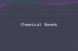 Chemical Bonds Stability in Bonding Types of Bonds Writing Formulas and Naming Compounds.
