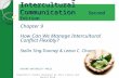 Understanding Intercultural Communication Second Edition Chapter 9 How Can We Manage Intercultural Conflict Flexibly? Stella Ting-Toomey & Leeva C. Chung.