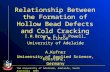 The University of Adelaide, Adelaide, South Australia 5005 Relationship Between the Formation of Hollow Bead Defects and Cold Cracking I.H.Brown, G.L.F.Powell,