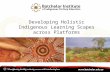 Developing Holistic Indigenous Learning Scapes across Platforms Henk Huijser – henk.huijser@batchelor.edu.auhenk.huijser@batchelor.edu.au 1.