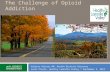 The Challenge of Opioid Addiction Valerie Valcour RN, Health District Director Carol Plante, Healthy Lamoille Valley * September 3, 2014.