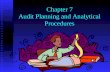 Chapter 7 Audit Planning and Analytical Procedures.