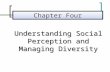 Understanding Social Perception and Managing Diversity Chapter Four.
