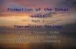 Formation of the Great Lakes Part 1 Precambrian Geology History Channel Video Chapter 2 in Grady Chapter 2 in Greenberg.