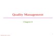 Utdallas.edu/~metin 1 Quality Management Chapter 8.