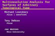 Multiresolution Analysis for Surfaces of Arbitrary Topological Type Michael Lounsbery Michael Lounsbery Alias | wavefront Alias | wavefront Tony DeRose.