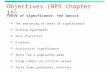 Objectives (BPS chapter 15) Tests of significance: the basics  The reasoning of tests of significance  Stating hypotheses  Test statistics  P-values.