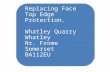 Replacing Face Top Edge Protection. Whatley Quarry Whatley Nr. Frome Somerset BA112EU.