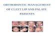 ORTHODONTIC MANAGEMENT OF CLEFT LIP AND PALATE PATIENTS.