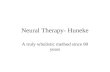 Neural Therapy- Huneke A truly wholistic method since 80 years.