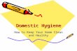Domestic Hygiene How to Keep Your Home Clean and Healthy.