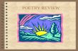 POETRY REVIEW. POETRY  A type of literature that expresses ideas, feelings, or tells a story in a specific form (usually using lines and stanzas) and.