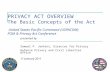 PRIVACY ACT OVERVIEW The Basic Concepts of the Act United States Pacific Command (USPACOM) FOIA & Privacy Act Conference presented by Samuel P. Jenkins,